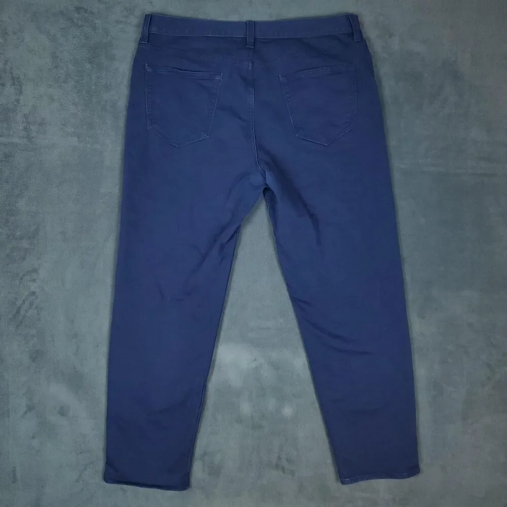 Banana Republic Pants Mens 36x28 Blue Traveler Athletic Tapered Stretch Chino